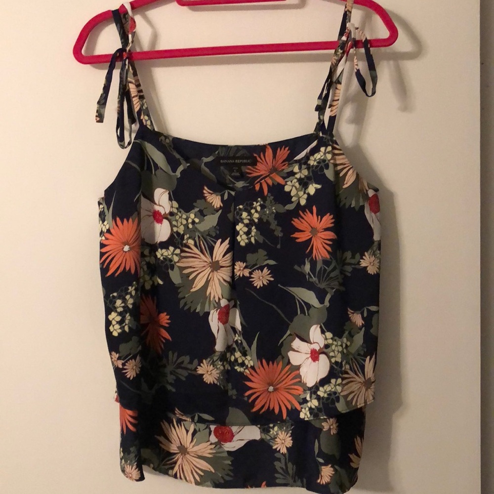 Banana Republic Floral tank top